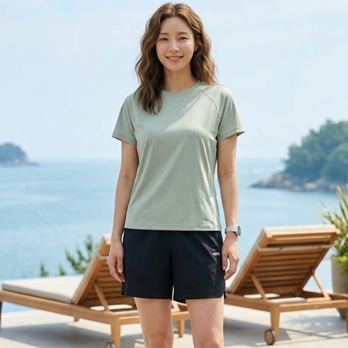 네파 여성 여름 아웃도어 스포츠 3부 하프 숏팬츠 냉감 등산 반바지