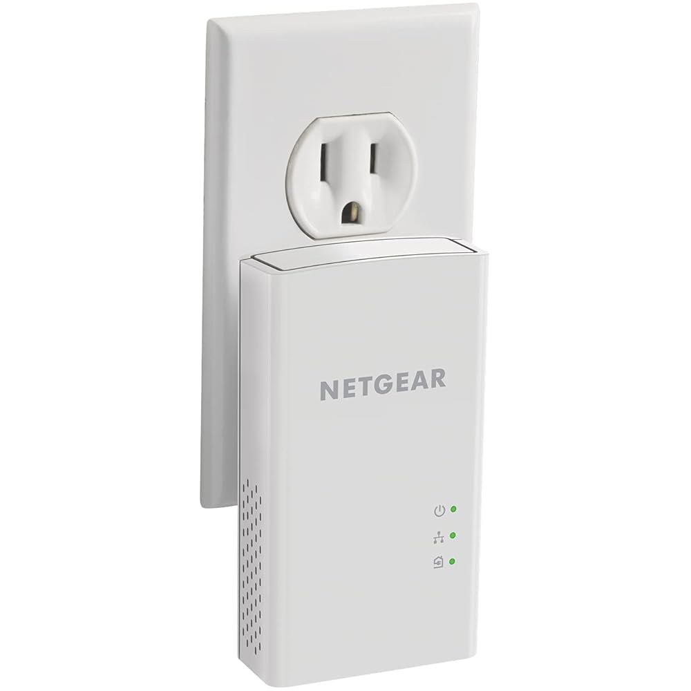 NETGEAR 전력선 어댑터 키트, 1000Mbps 벽 플러그, 1기가비트 이더넷 포트(PL1000-100PAS) 1000 Mbps 1 1 Gbps Kit - 상세 이미지 2