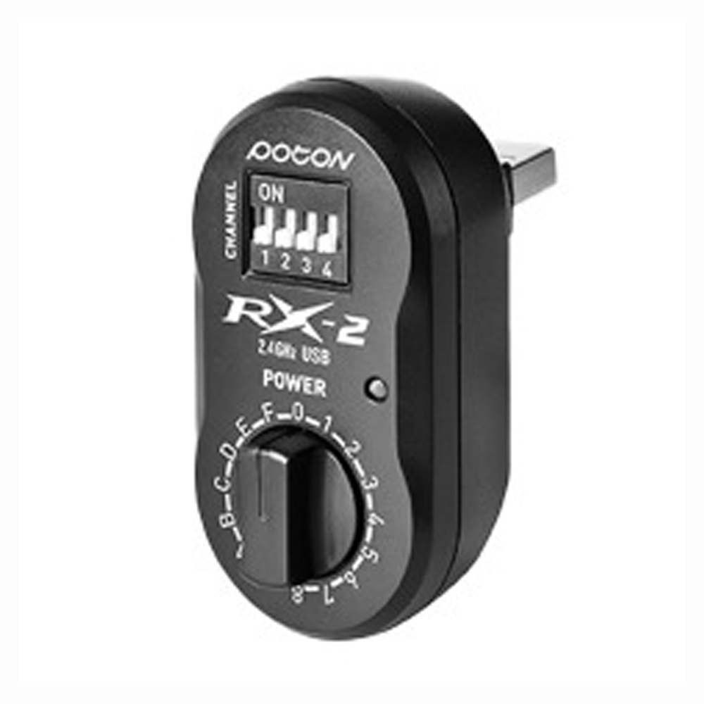 편리한 포톤 플래시 무선 동조기 수신기 단품 RX-2 USB - 상품 이미지