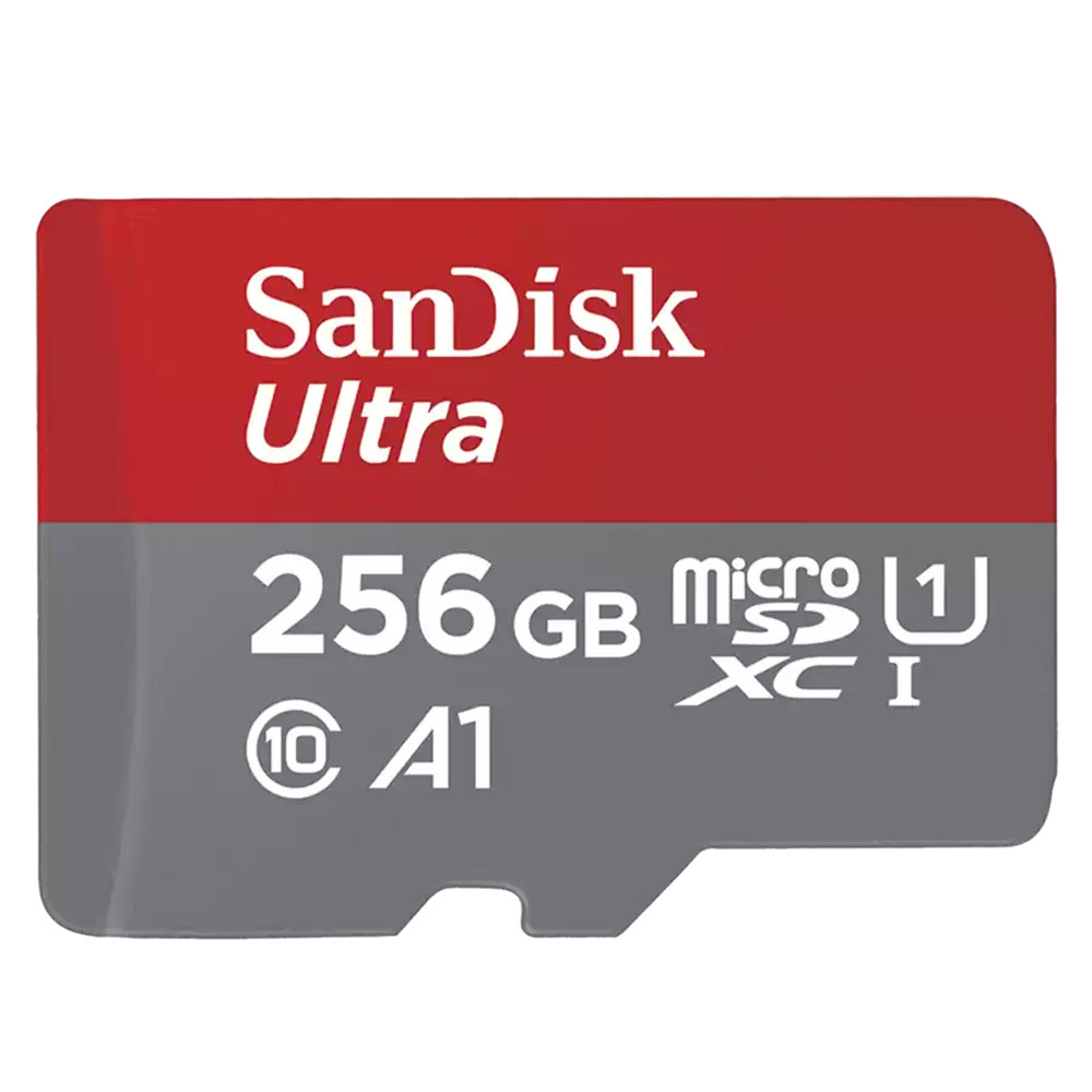 빠른 샌디스크 울트라 마이크로 SD카드 블랙박스 카메라 메모리 QUAC 256GB - 상품 이미지
