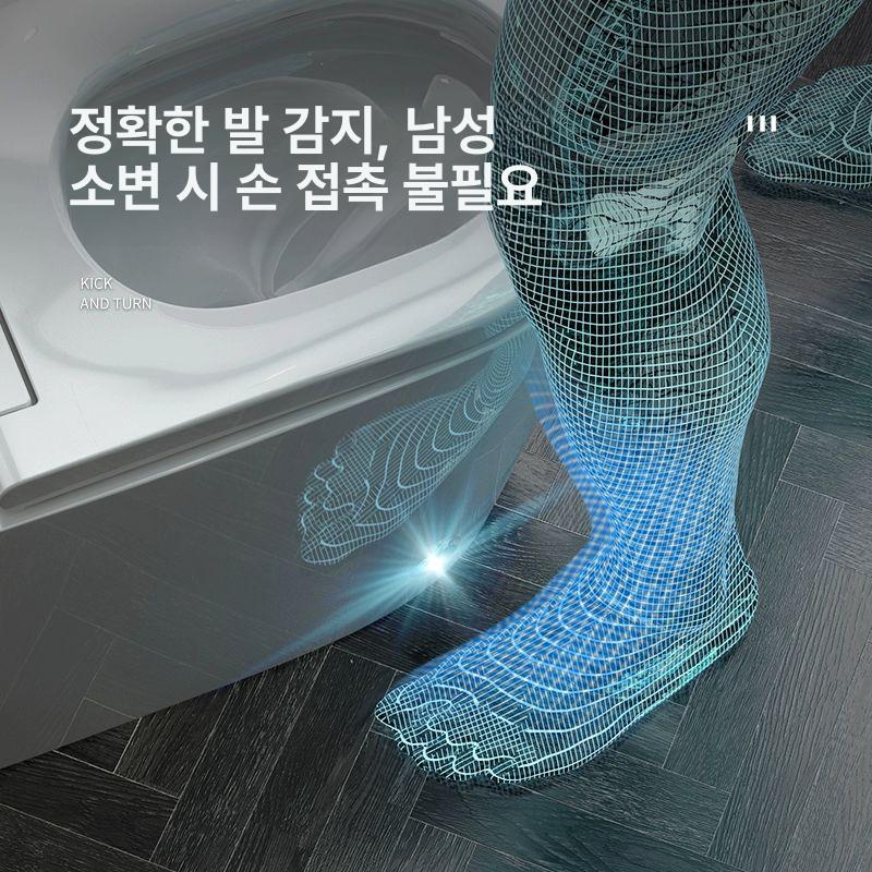 비데 일체형 변기 직수형 탱크리스 교체 카페 노필터 도기 자동 욕실 펜션 호텔 - 상세 이미지 3