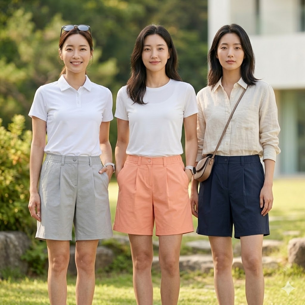 네파 여름 여자 아웃도어 방충 벌레 기피체 소재 등산 반바지 - 상세 이미지 5