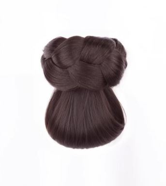 단정한 로우번집게핀 똥머리 묶음머리가발 부분가발 - 상세 이미지 2