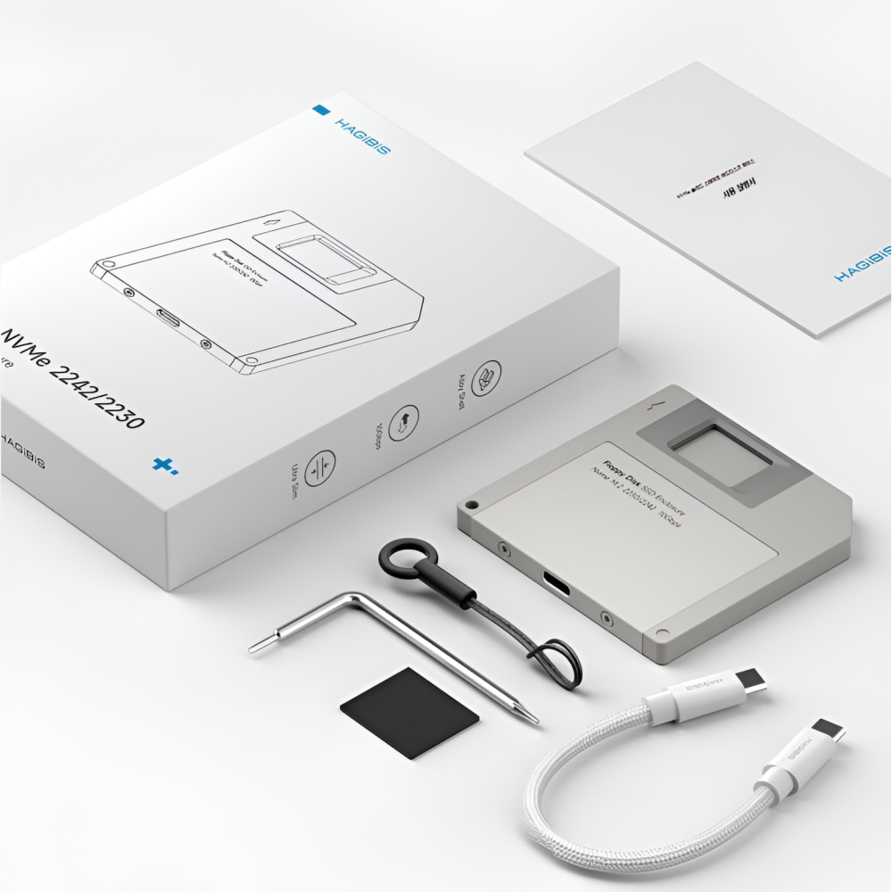 비뜰렛 플로피디스크 SSD외장하드케이스 C타입 10Gbps 맥세이프 DIY 조립형 2TB - 상세 이미지 4
