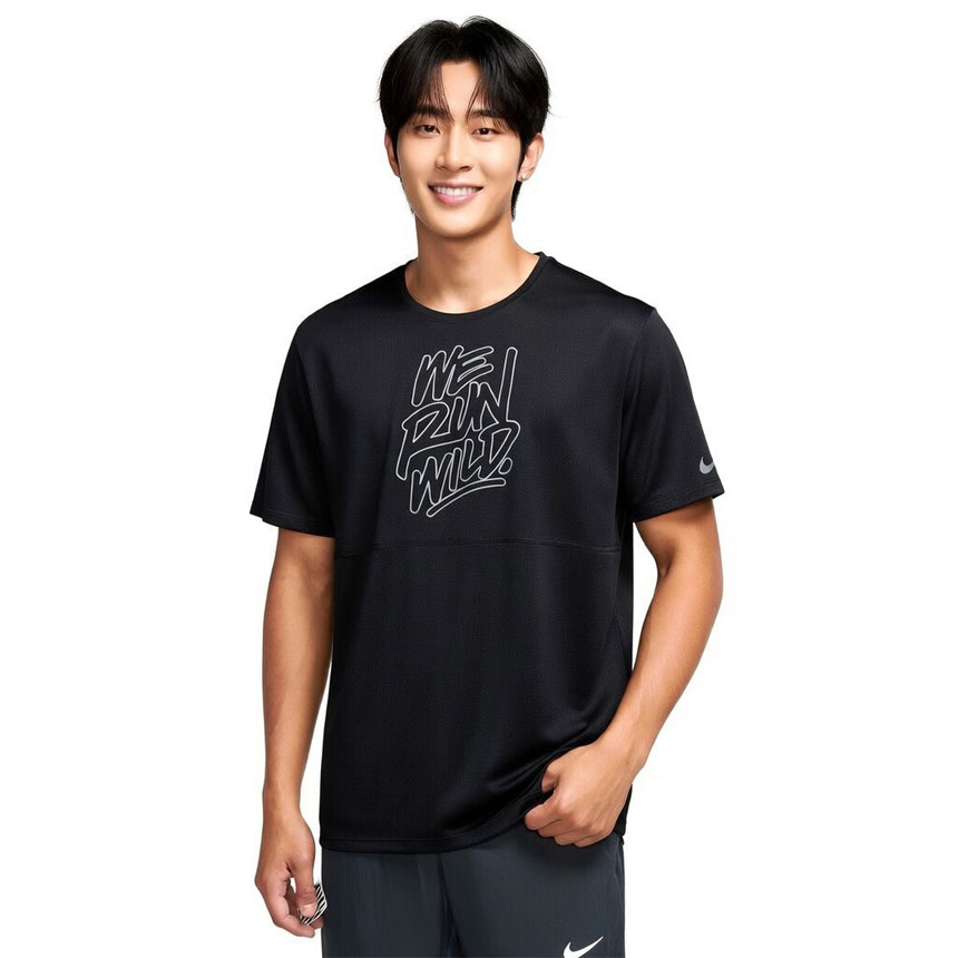 [창고정리] 나이키 드라이핏 스우시 남성 기능성 러닝 트레이닝 헬스 반팔 티셔츠 CU6010-010, S(90) 이미지 4