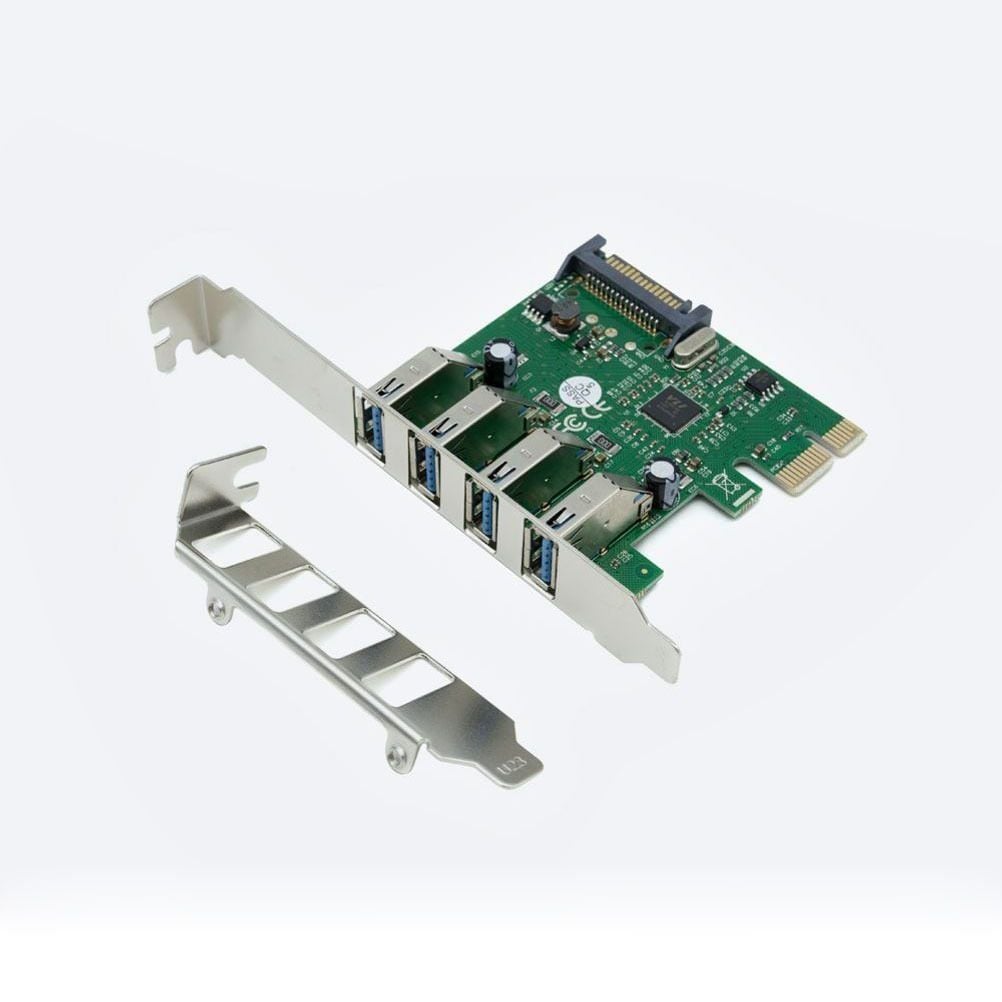 VL805 칩셋 PCI-E to USB 3.0 4Port 1000Mbps 기가비트 SATA - 상품 이미지