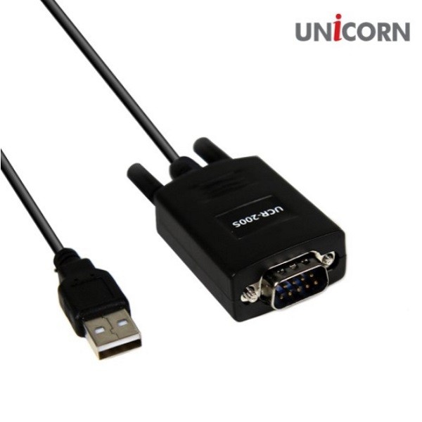 안전한 유니콘 USB to RS232 시리얼 통신 케이블 컨버터 UCR-200S - 상품 이미지