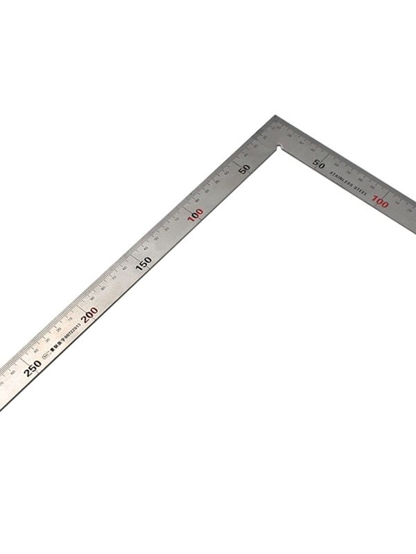 고정밀 직각자 1M 90도 다기능 강철 대형 스테인레스 얇은 스틸 150x300mm 1mm - 상세 이미지 5