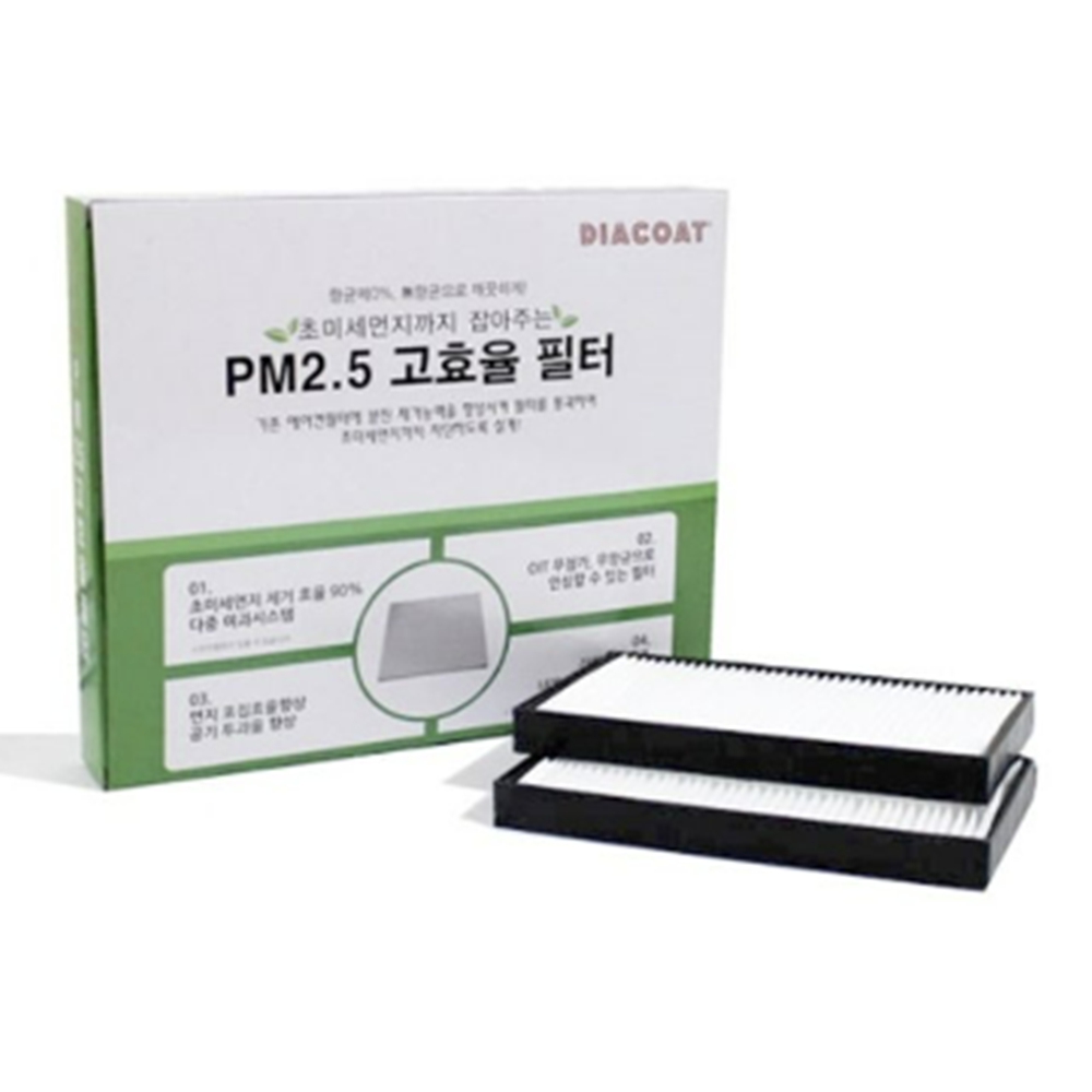간편한 현대 코나 자동차 차량용 원터치 에어컨 에어 히터 필터 - 상품 이미지
