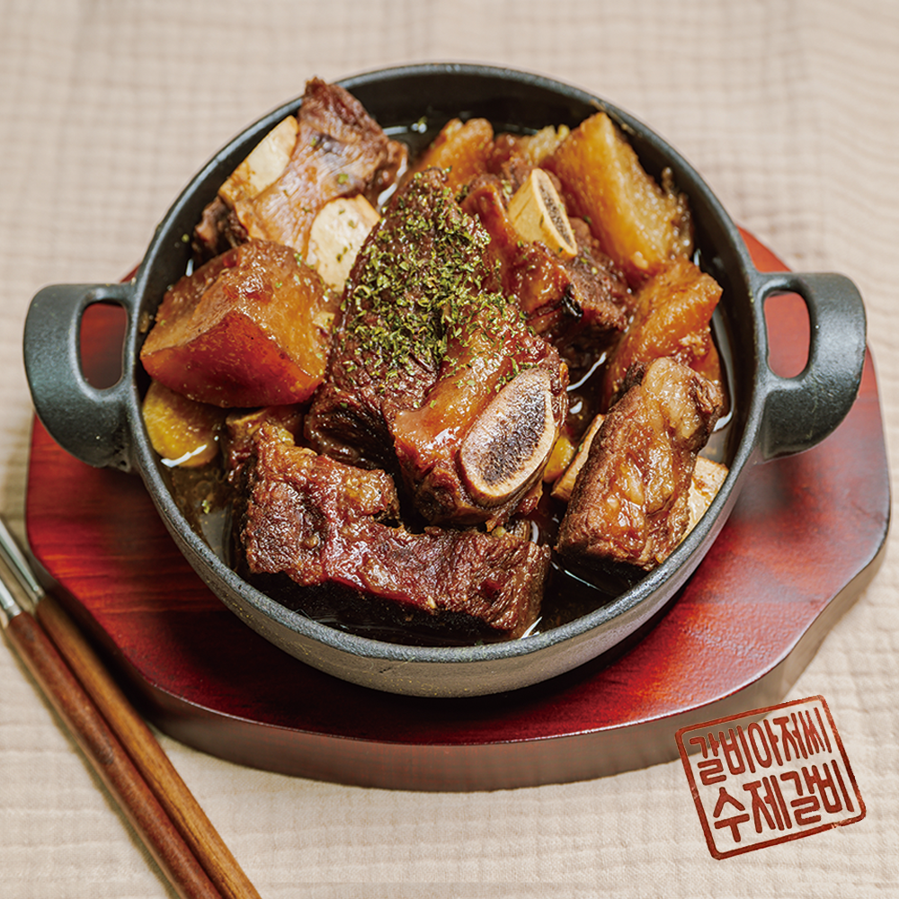 갈비아저씨 한돈 돼지갈비찜 선물세트 600G 3팩 - 상세 이미지 2