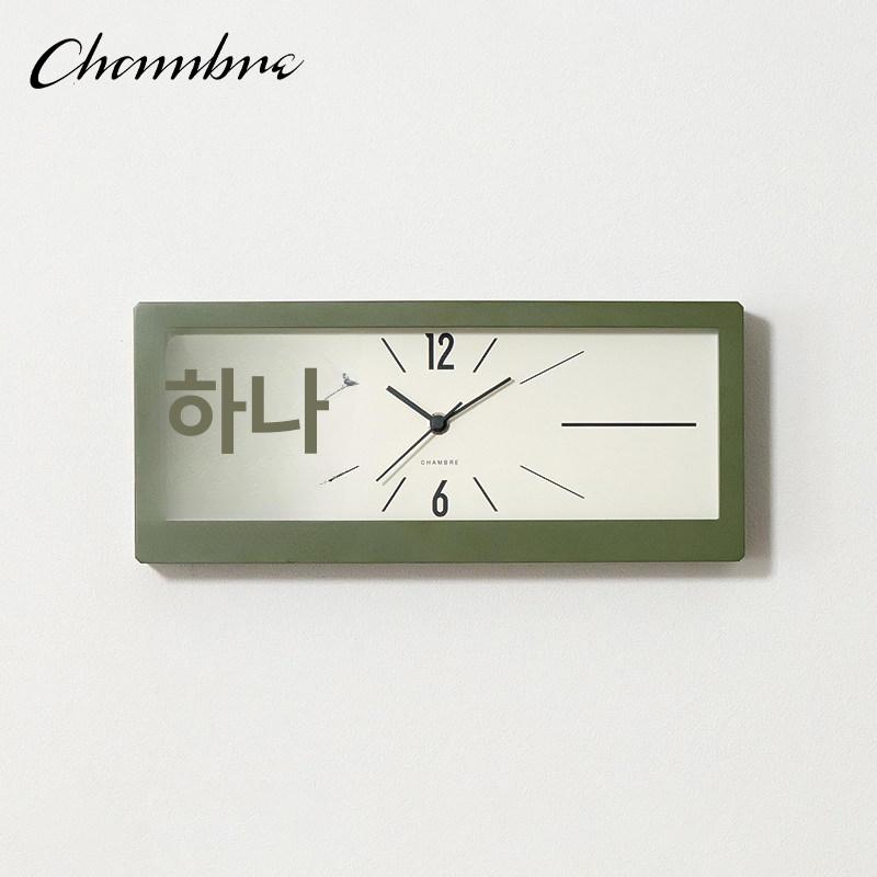 빈티지 벽시계 클래식 직사각형 디자인 엔틱 아날로그 CH-078KH - 상세 이미지 2