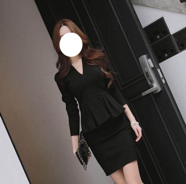 슬림핏 여성 정장 원피스 면접 하객룩 노카라 여름 세트 수트 자켓 - 상세 이미지 2