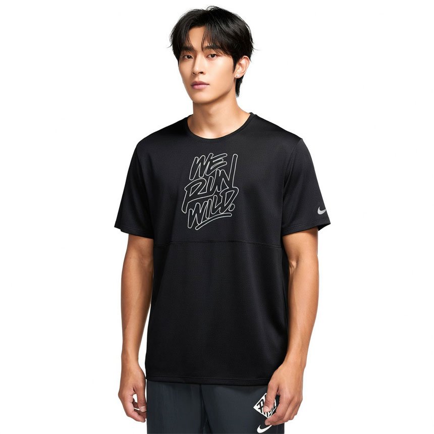 [창고정리] 나이키 드라이핏 스우시 남성 기능성 러닝 트레이닝 헬스 반팔 티셔츠 CU6010-010, S(90) 이미지 3