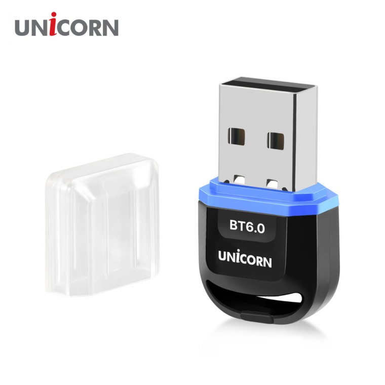 편리한 유니콘 블루투스 6.0 고리형 동글이 멀티 무선 송수신 리시버 어댑터 XB-600N - 상품 이미지