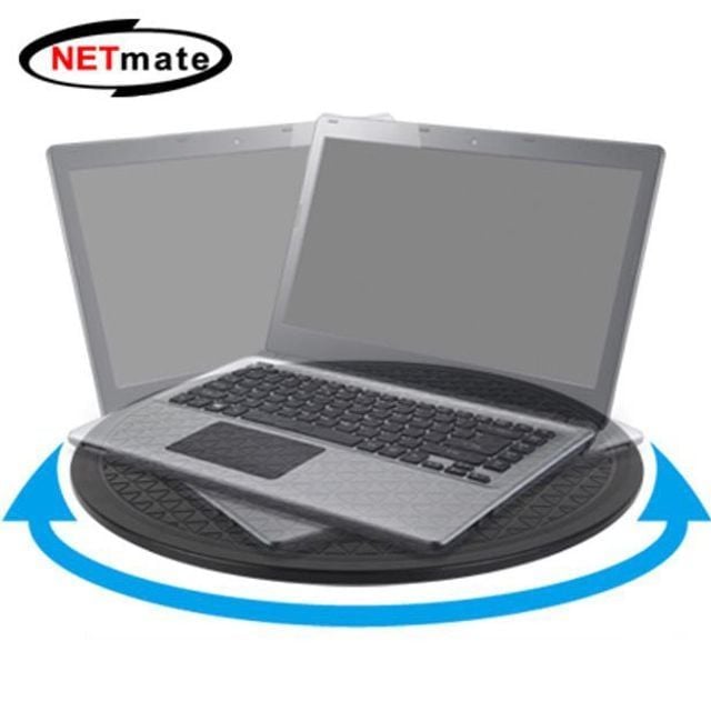튼튼한 NETmate 다용도 360도 회전 노트북 받침대 스탠드 NMA-LM60 255mm - 상품 이미지