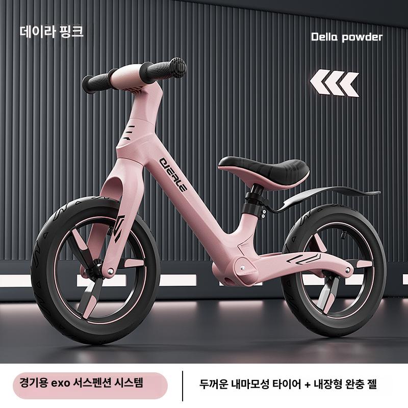 충전식 휠바이크 유아용 밸런스 스쿠터 12인치 그린 이미지 8