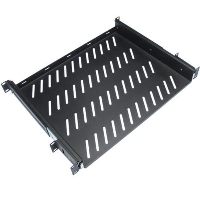 튼튼한 NETmate 통신랙 서버랙 부품 슬라이딩 허브랙 선반 블랙 CYSS-1UD14 - 상품 이미지