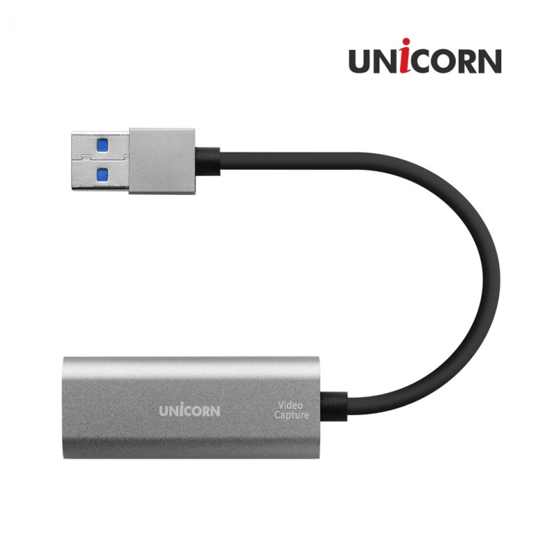 빠른 유니콘 4K 60Hz USB 3.0 HDMI 비디오 영상녹화 스트리밍 캡쳐보드 VC-100A - 상품 이미지
