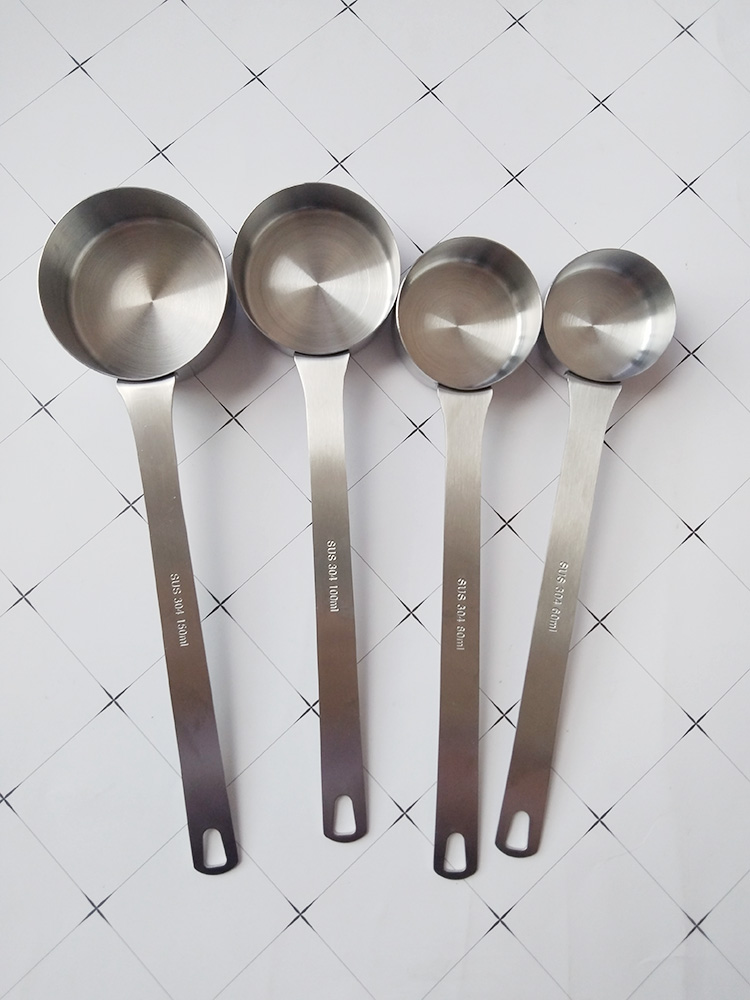 스테인리스 스틸 계량스푼 스쿱 용량 60ml 304 롱타입 60ml - 상품 이미지