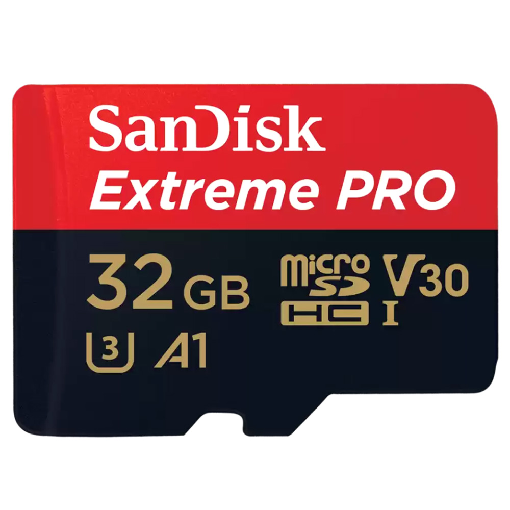 빠른 샌디스크 익스트림 프로 마이크로 SD카드 액션캠 드론 메모리 32GB - 상품 이미지