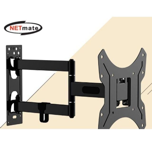 튼튼한 NETmate 관절형 TV 모니터 암 브라켓 벽걸이 거치대 25kg - 상품 이미지
