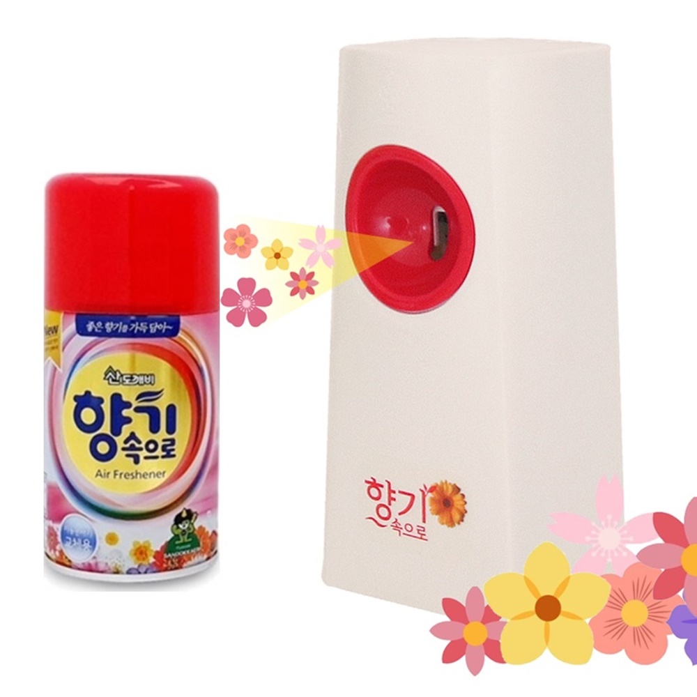 산도깨비 향기속으로 센서형 자동 방향제 향 분사기 리필 세트 - 상품 이미지