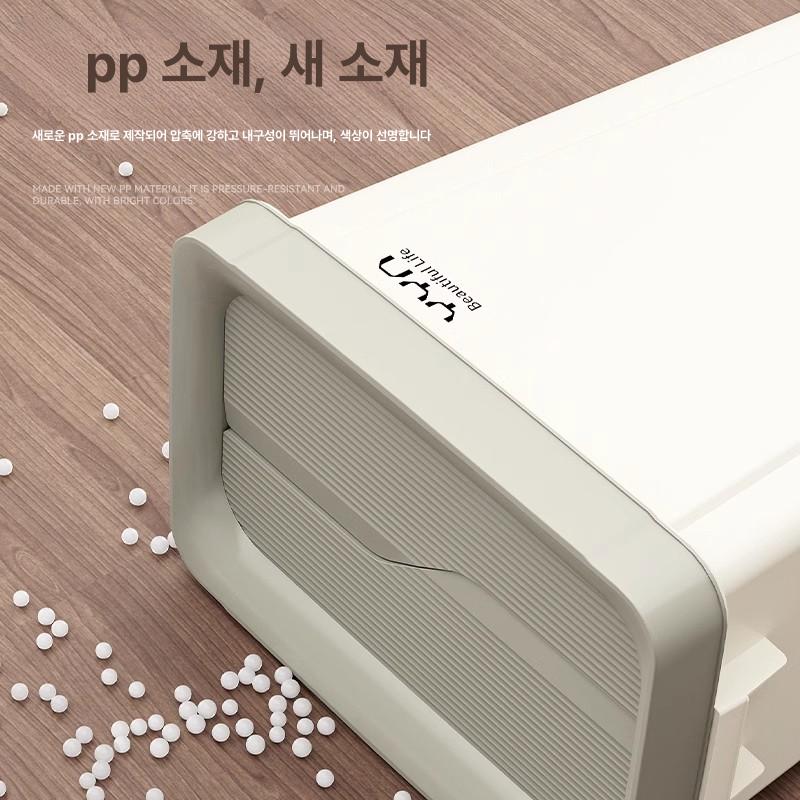 업소용 뚜껑 없는 10L 대형 휴지통 100L 수입재료 프레스 프레임 40L 화이트 그레이 프레임 A - 상세 이미지 5