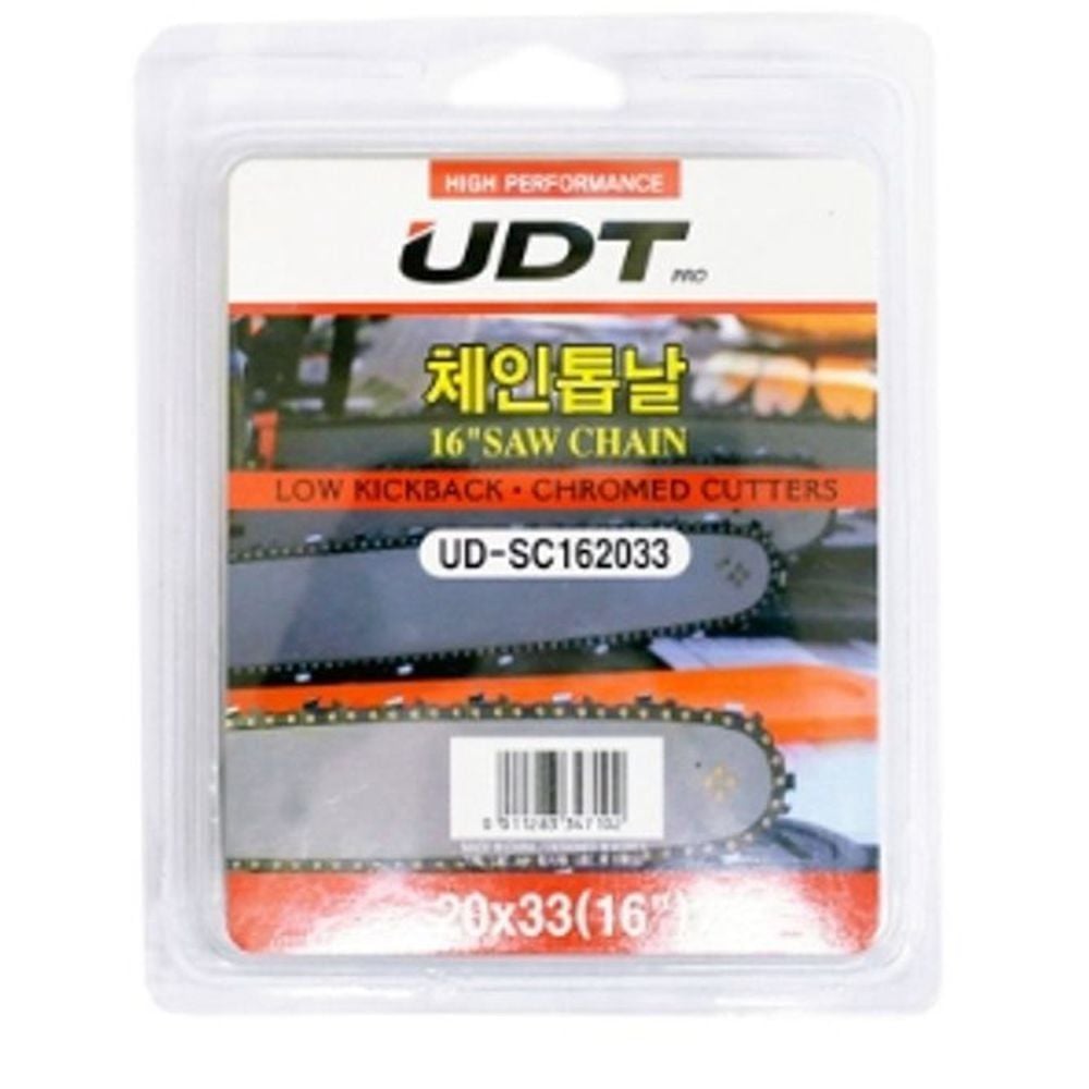 UDT 16인치 벌목 체인톱날 엔진톱날 체인날 91x28T - 상품 이미지