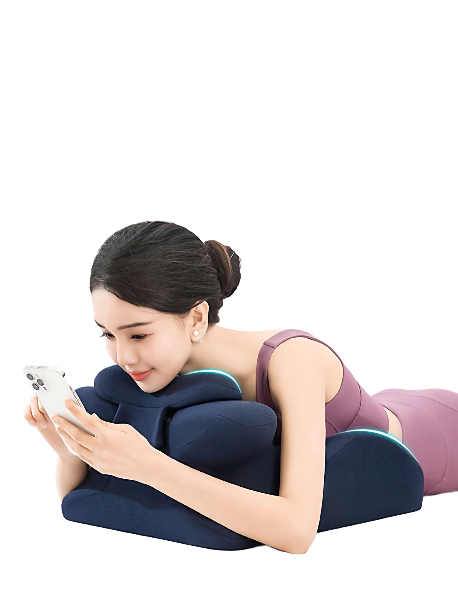 허리 스트레칭 운동 기구 굽은등 등펴는 교정기 자세 허리스트레칭 지압 어깨 - 상품 이미지