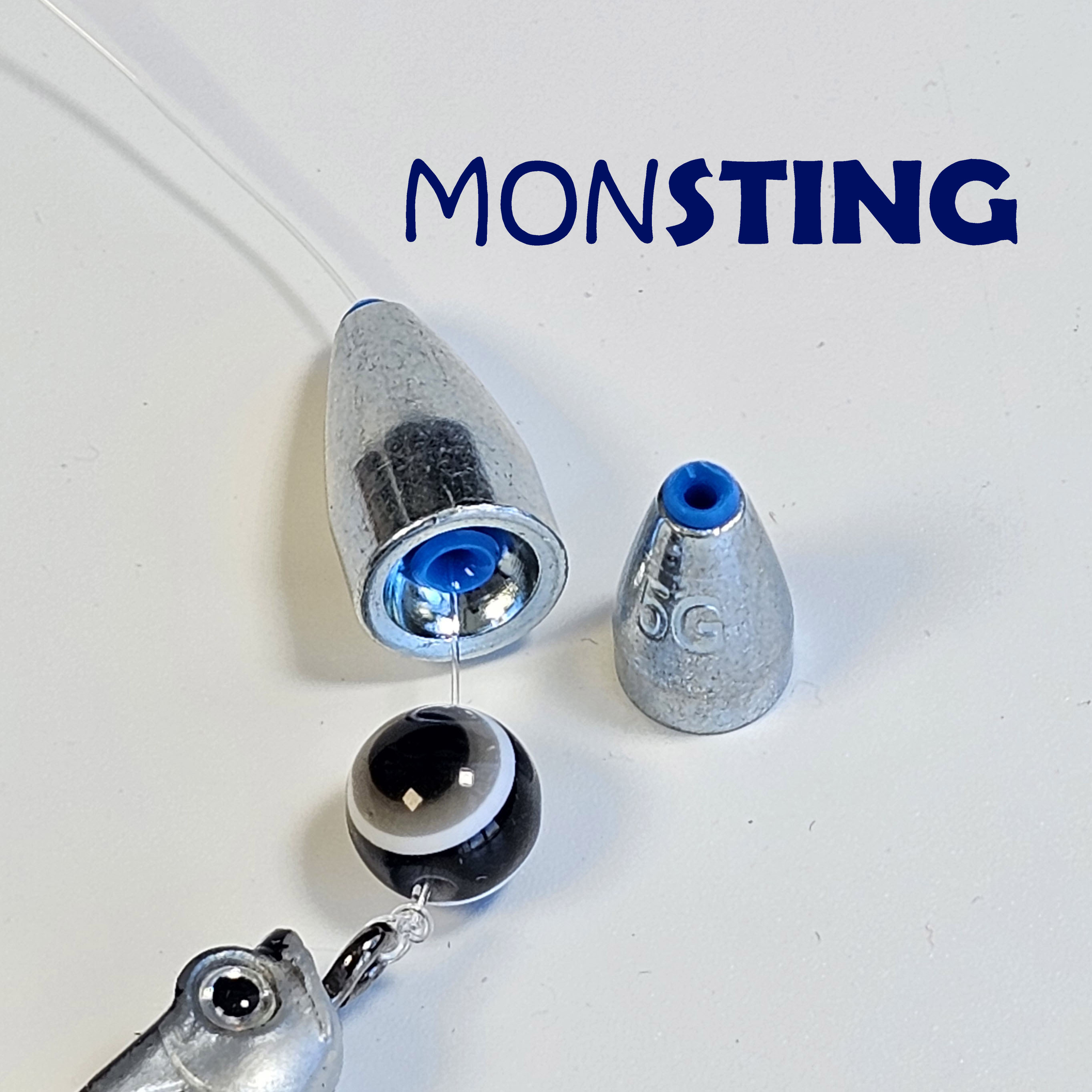 몬스팅 총알 벌랫싱커 강철합금봉돌 텍사스리그 락피시 배스 광어웜 루어낚시 3.5g - 상세 이미지 2