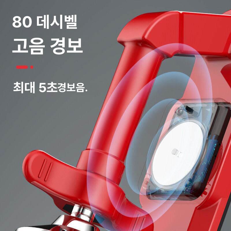 현관문 걸쇠 무타공 방범용 잠금 시건장치 이중 단일 표준 도어 스토퍼 - 상세 이미지 4