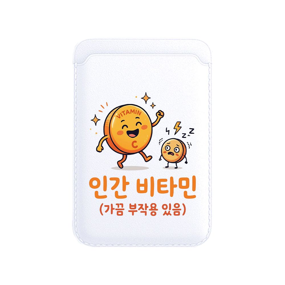 파인티샵 맥세이프 호환 카드 지갑 교통카드 홀더 디자인 케이스 강력 자석 3장 수납 - 상세 이미지 4
