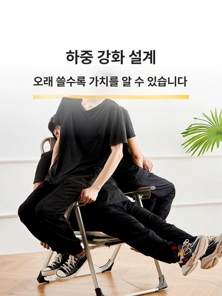1인용 리클라이너 소파 접이식 원룸 거실 휴식 낮잠 수면 의자 - 상세 이미지 3