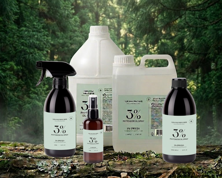 3% 편백오일수 편백수 피톤치드 새집증후군 탈취제 포름알데히드 500ml+500ml 리필 - 상세 이미지 3