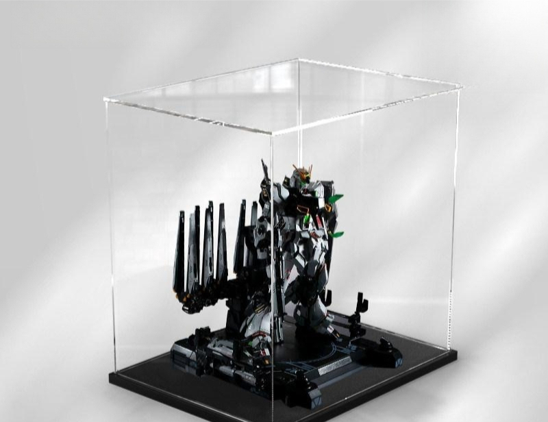 장식장 아크릴 투명 메탈스트럭쳐 케이스 판매 해체장기 화이트 베이스 두꺼운 표준 55x50x60cm - 상품 이미지