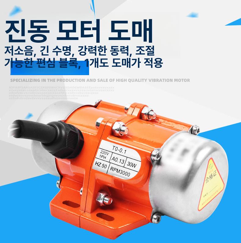 산업용 진동 구리모터 조정기 220v 스크린 기어 단상 220V 50W - 상세 이미지 3