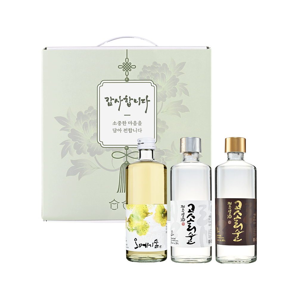 감사 3본입선물세트 제주에디션 명절 설날 추석 가정의달 어버이날 스승의날 - 상세 이미지 2