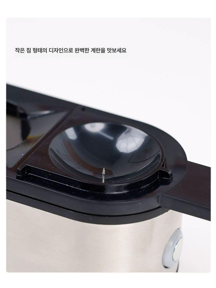 WMF 계란찜기 에그쿠커 2구 스테인리스 스틸 본체 투명 뚜껑 간편 자동 조리 반숙 완숙 계란 1개 - 상세 이미지 4