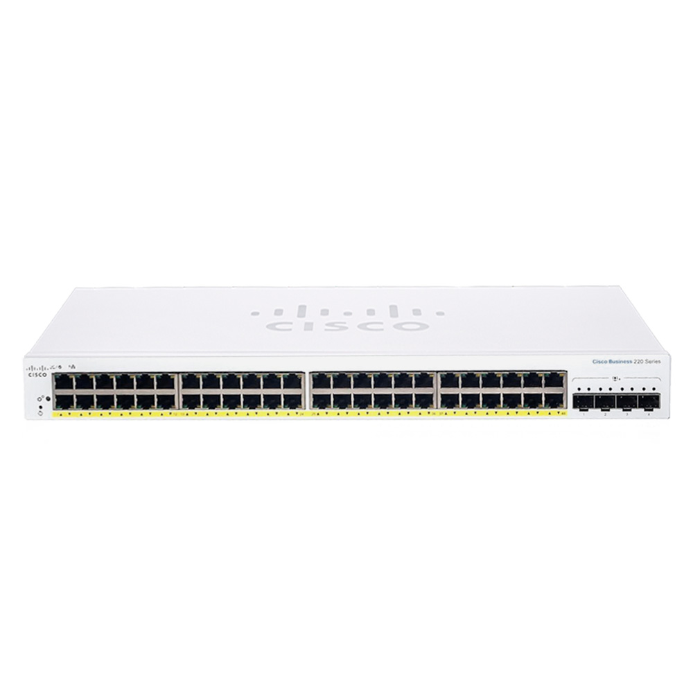 시스코 CISCO CBS220-48T-4G EU 48포트 기가비트 스위치 4SFP - 상세 이미지 2