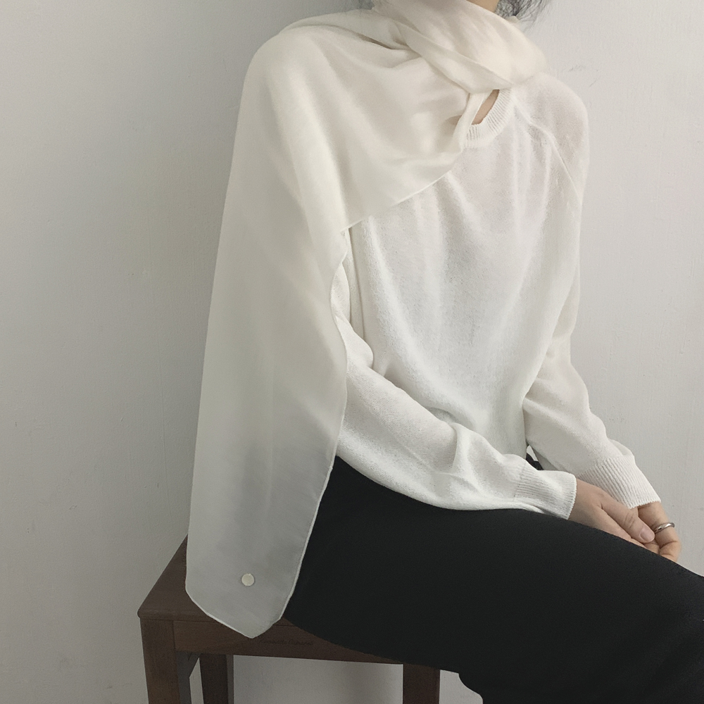 여리여리 시어 텐셀 롱스카프 - 상세 이미지 5