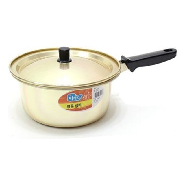 주방 양은 편수 라면 찌개 국 냄비 팬 20cm - 상품 이미지