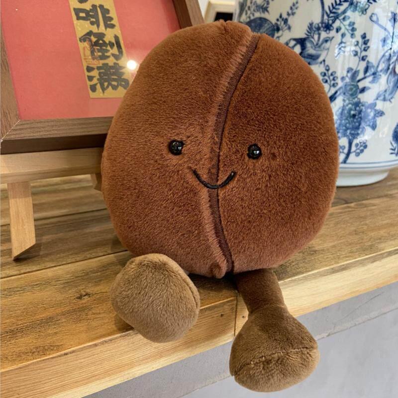 원두 모양 인형 귀여운 매장 커피콩 가정 솜인형 - 상세 이미지 2
