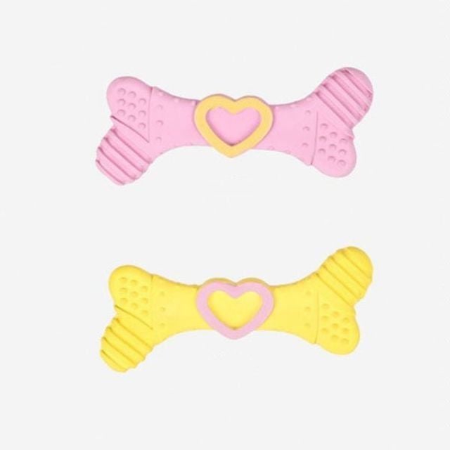 토이 덴탈 라텍스 뼈다귀 강아지 장난감 반려견 애견 - 상품 이미지