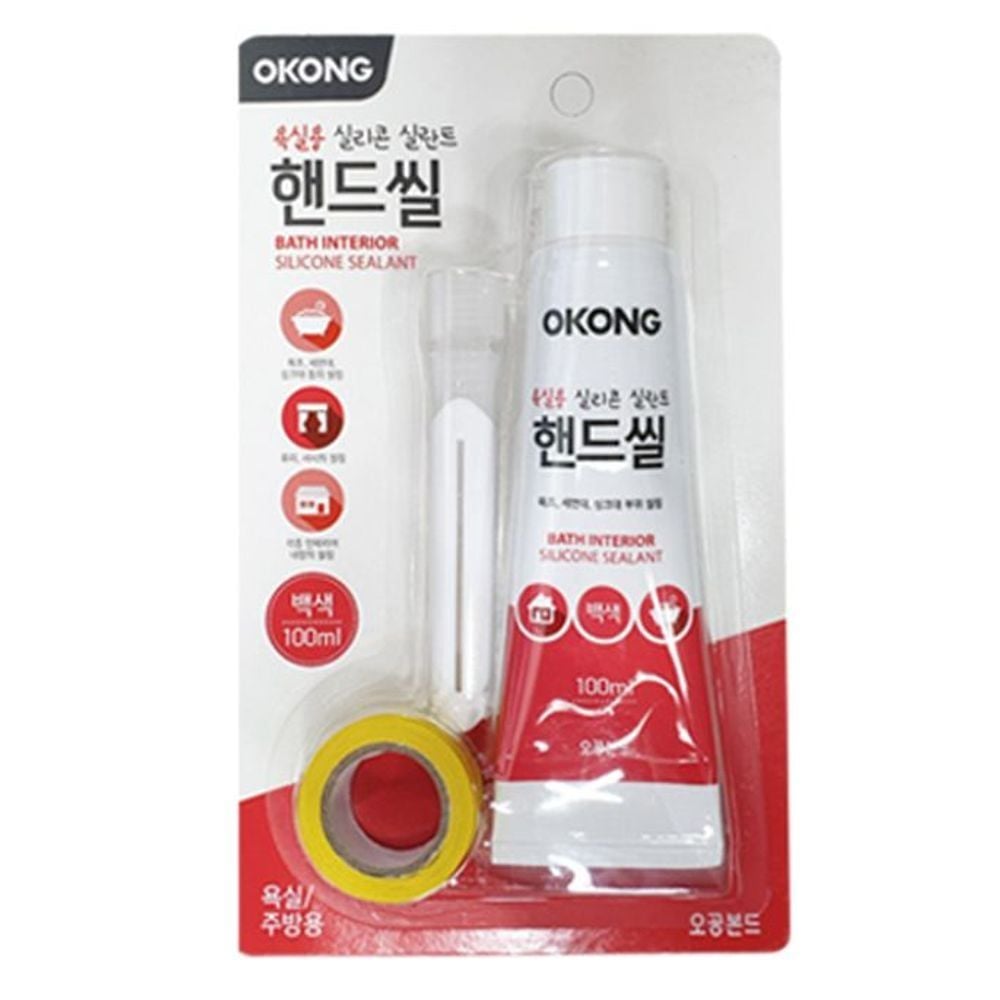 욕조 세면대 싱크대 실리콘 씰링 실란트 보수제 100ML - 상품 이미지