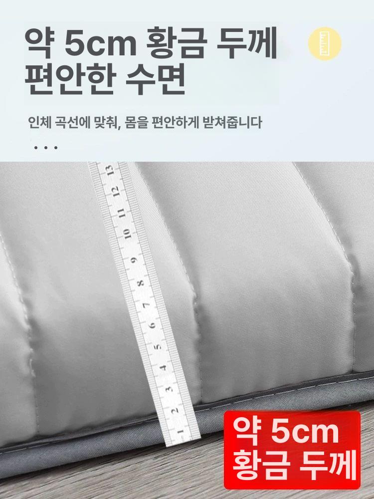 싱글 매트리스 수면 2.0m 쿠션 렌트룸 매트릭스 폴더매트 탄탄한 손님용 - 상세 이미지 5
