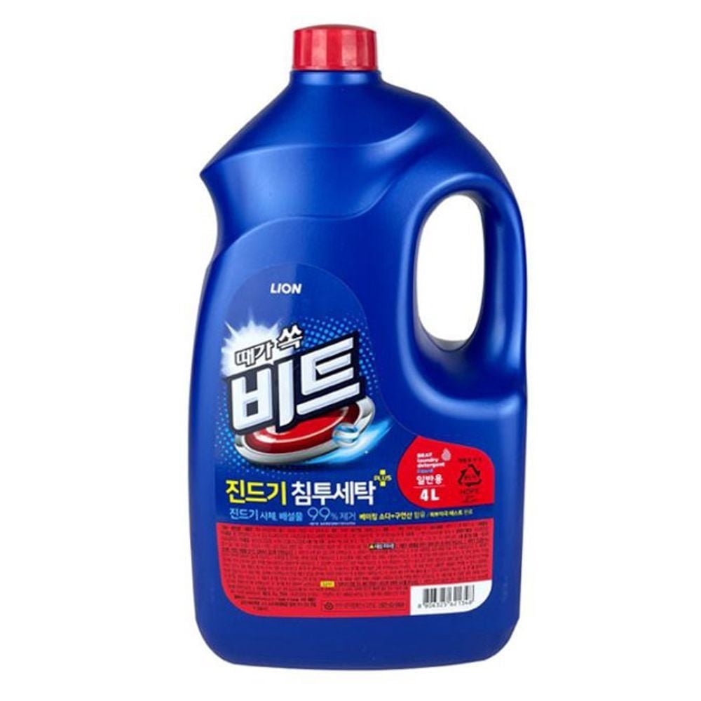 일반용 세탁기 액체 빨래 세탁 세제 비트 4L 대용량 - 상품 이미지