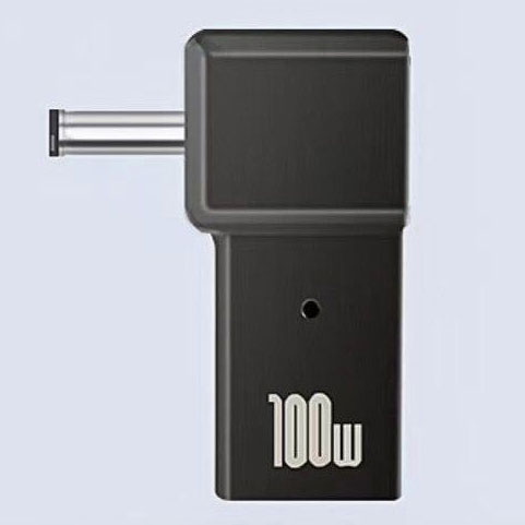 C타입 to 100W DC 노트북 변환 젠더 충전 컨버터 외경 내경 5.5/2.5mm - 상품 이미지