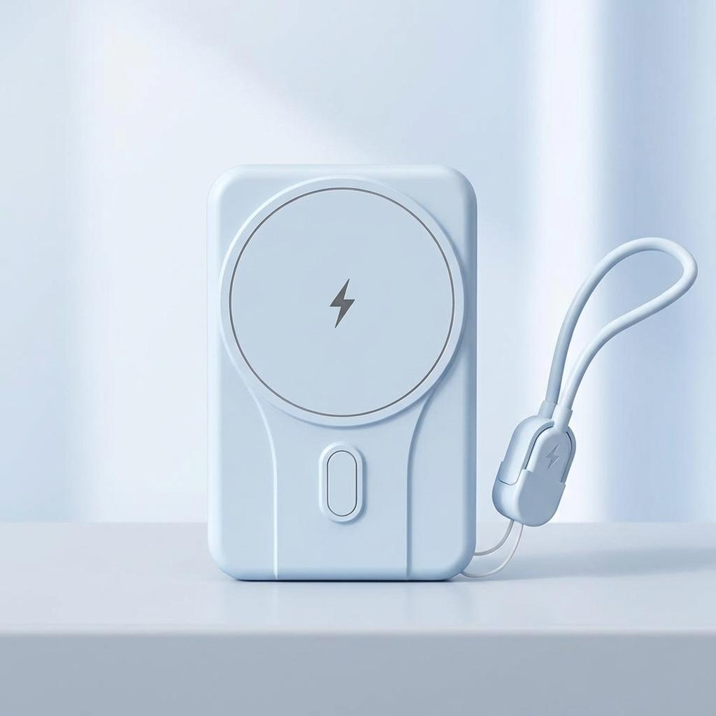 15W 고속 맥세이프 보조배터리 5000mAh 유무선 충전 - 상품 이미지