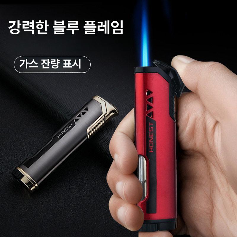 낚시 야외활동 방풍 라이터 캠핑 터보라이터 휴대용 간편한 고급형 내구성 강화 - 상세 이미지 2