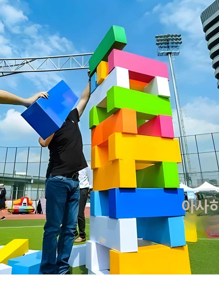야유회 대형 젠가 12x200 레크션 고급형 내구성 강화 튼튼한 제품 상품 - 상품 이미지